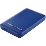 2 5-inch harde schijf behuizing 6Gbps SATA 3.0 naar USB 3.0 Hard Disk Drive vak externe Case(Blue)