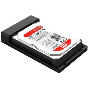ORICO 3588C3 SATA 3.0 naar USB-C / Type-C 2.5 / 3.5 inch SSD / SATA HDD behuizing met UASP protocol ondersteuning (zwart)