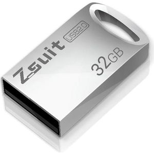 Zsuit 32GB USB 2 0 mini metalen ring vorm USB Flash Disk