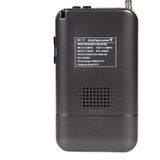 HRD-737 Portable Aircraft Band Radio Wide Frequency Receiver (Zwart)
