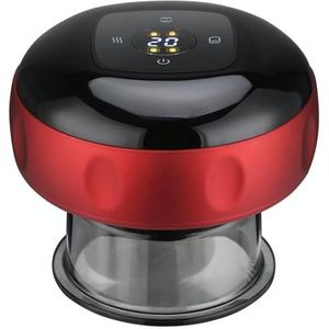 12-speed opladen elektrische cupping massageapparaat (rode wijn)