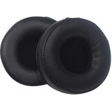 2 stuks voor Jabra Move Revo draadloze hoofdtelefoon kussen spons lederen cover earmuffs vervangende oorkussens (zwart)