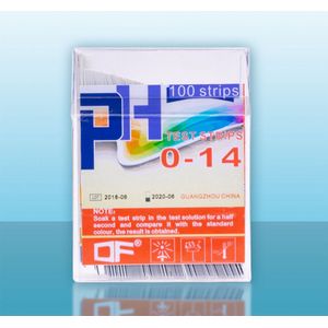 100 strips/vak pH Test Strips 0-14 schaal Premium Litmus Tester papier ideaal voor Test pH niveau van Water
