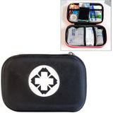 25 In 1 EVA Portable Car Home Outdoor Medische Emergency Supplies Medicine Kit Survival Rescue Box (Zwart)