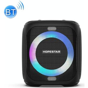 HOPESTAR Party100 Bluetooth 5.0 Draagbare Waterdichte Draadloze Bluetooth-luidspreker (Zwart)