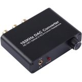 192kHz DAC Converter HD HIFI optische naar Tulp + 3 5 mm hoofdtelefoon 5.1 kanaals digitale audioconvertor met volumeregeling