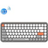 Ajazz 308I 84 toetsen Tablet mobiele telefoon computer huishoudelijke kantoor Bluetooth-toetsenbord (grijs)