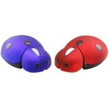 CM0184 3000 DPI 3-toetsen Mini Lieveheersbeestje 2.4G draadloze muis gepersonaliseerde draadloze muis (rood)