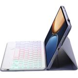 AHV7-BS lamsvacht textuur tri-color backlight bluetooth toetsenbord lederen tablet case voor eer Tablet V7 pro