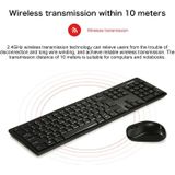 Lenovo KN100 Simple Wireless Keyboard Mouse Set (Zwart)