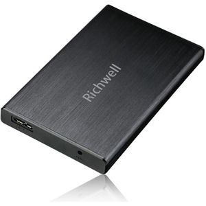 Richwell SATA R23-SATA-1TGB 1 TB 2 5 inch USB3.0 Interface mobiele hardeschijf Drive(Black)