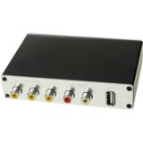 High Speed 90km/h H.264 / AVC MPEG4 Mobiele Digitale DVB-T2 TV Receiver voor in de auto  geschikt voor Europa / Singapore / Thailand / Africa ect. (zwart)