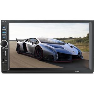 7018B 7.0 inch HD Touchscreen Dual DIN Autoradio Bluetooth Stereo MP3 / MP4 / MP5-speler m