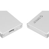 ORICO MSA-UC3 USB 3.1 Type C aluminium externe behuizing harddisk opbergbox voor 50 x 30 mm M-SATA SSD(Silver)