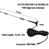 7dBi SMA Male Connector High Gain 4G LTE CPRS GSM 2.4G WCDMA 3G antenne ontvangst netwerkadapter