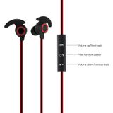 BTH-816 draadloze Bluetooth In-Ear hoofdtelefoon sport hoofdtelefoon met microfoon  voor iPhone  Galaxy  Huawei  Xiaomi  LG  HTC en andere Smart Phones  Bluetooth afstand: 10m(Red)