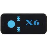 HQX6 Car Bluetooth V4.1 Audio Music Player Receiver Adapter  Support Wireless Hands-free & TF Card & USB Charge