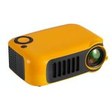 TRANSJEE A2000 320x240P 1000 ANSI Lumens Mini Home Theater HD Digital Projector  Plug Type: EU Plug(Yellow)