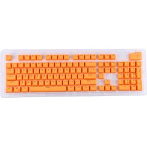 104 toetsen Double Shot PBT Backlit toetsdoppen uit voor mechanische toetsenbord(Oranje)