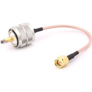 15cm UHF male naar SMA male pigtail kabel RF coaxiale kabel