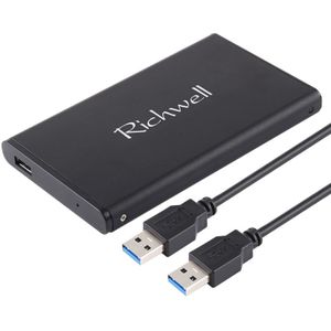 Richwell SATA R2-SATA-1TGB 1 TB 2 5 inch USB3.0 Super Speed Interface mobiele harde schijf Box(Black)