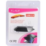 2GB metalen sleutelhangers stijl USB 2.0 Flash schijf (grijs)