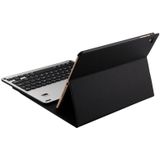 FT-1038B afneembare Bluetooth 3 0 aluminium legering toetsenbord + lams patroon lederen case voor iPad lucht/Air 2/iPad Pro 9 7 inch  met water afstotend/drie-Gear hoek aanpassing/magnetische/slaapfunctie (zwart)