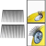 2 STKS Etle Elektrische Oog Voertuig Wimpers (zwart)