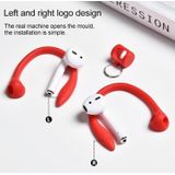 Voor AirPods 1 / 2 / AirPods Pro / Huawei FreeBuds 3 Draadloze Oortelefoons Siliconen Anti-lost Lanyard Ear Hook(Zwart)