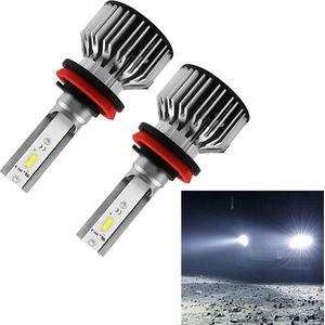 S6 2 STUKS H8 / H9 / H11 30W 3800LM 6000K IP68 LED-koplamplampen grootlicht conversiekit DC 9-36V (wit licht)
