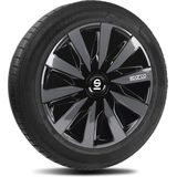 Sparco - Lazio - Wieldoppen - Zwart/Grijs - Set van 4