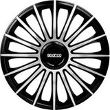 Sparco - Wieldoppen - Zwart - Set van 4