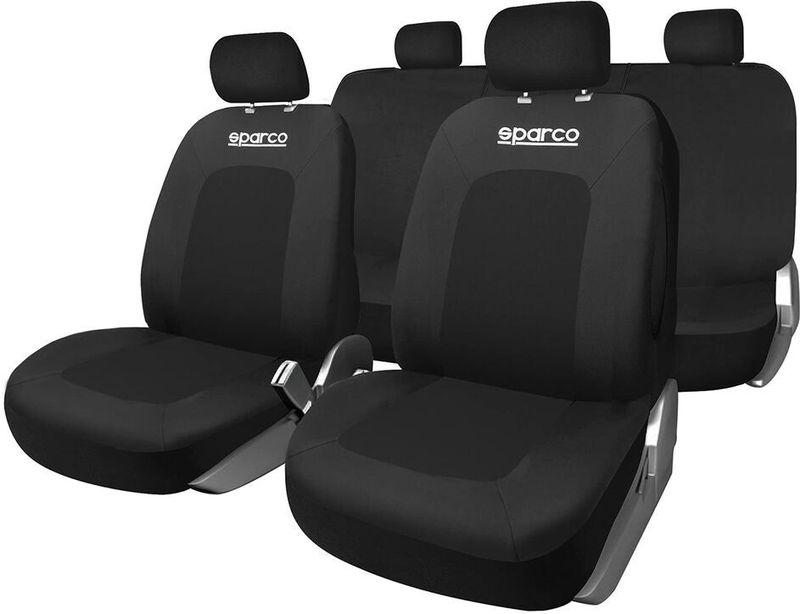 Sparco autostoelhoes set - Zwart