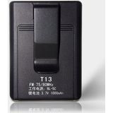 HRD-831 Portable FM Transmitter Receiver  Support TF Card (Zwart)