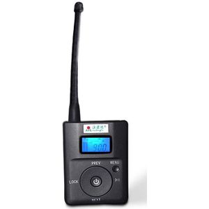 HRD-831 Portable FM Transmitter Receiver  Support TF Card (Zwart)