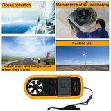 AR-816 digitale elektronische Thermometer Anemometer