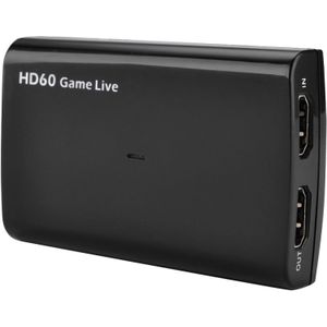 EZCAP266 USB 3.0 UVC HD60 Game Live Video Capture (Zwart)