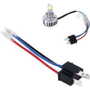 Motorfiets H4 LED koplamp-conversiekabel Connector