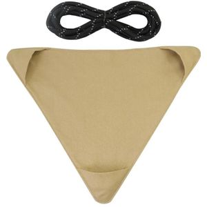 Outdoor Triangle Kruk Camp Waterdichte canvas Draagbare DIY-stoel Schorpioen Vissen Kruk (Khaki)