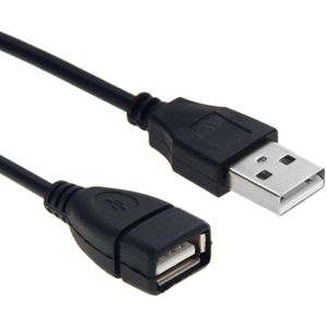 universeel 4 Port USB 2.0 480Mbps hoge snelheid Kabel Hub voor PC(zwart)