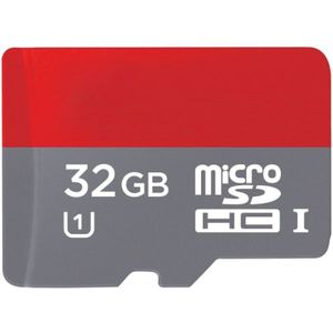 32GB High Speed Class 10 TF/Micro SDHC UHS-1(U1) geheugenkaart  schrijven: 15mb/s  lees: 30mb/s (100% echte Capacity)(Black)