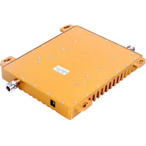 GSM900 / WCDMA2100 Mini mobiele telefoon LCD signaal Repeater met logaritme periodieke Antenna(Gold)