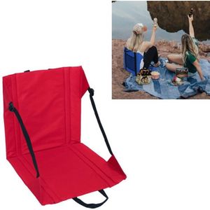 Outdoor Camping Picknick Stand Stoelkussen Vouwen vochtbestendig vuil slijtvast kussen (Rood)