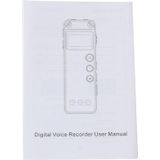 VM31 Draagbare Audio Voice Recorder  8GB  ondersteuning muziek afspelen