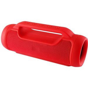 E8 Draagbare Waterdichte Bluetooth Spreker met MIC - Hands-free Gesprekken & TF Kaart & AUX Audio - 10m Bluetooth Afstand (Rood)