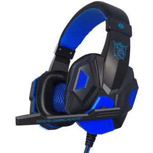 PLEXTONE PC780 oor overmatige Gaming koptelefoon Subwoofer Stereo bas hoofdband koptelefoons met mikrofoons (blauw)