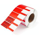 Printpapier kabellabel voor NIIMBOT B50-labelmachine(02F-Geel)