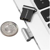 MicroDrive 8GB USB 2 0 Metal mini USB flash drives U schijf (zwart)