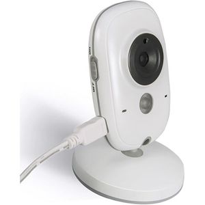 VB603 3.2 duimLCD 2.4GHz Wireless Surveillance Camera Baby Monitor  steun twee manier praten terug  nacht Vision(White)