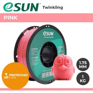 eSun - eTwinkling Filament - Pink - 1 kg - PLA met Glittereffect